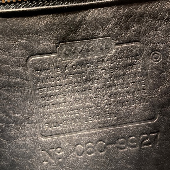 Vintage Coach Willis Crossbody/Top Handle Bag in Black - Picture 6 of 8